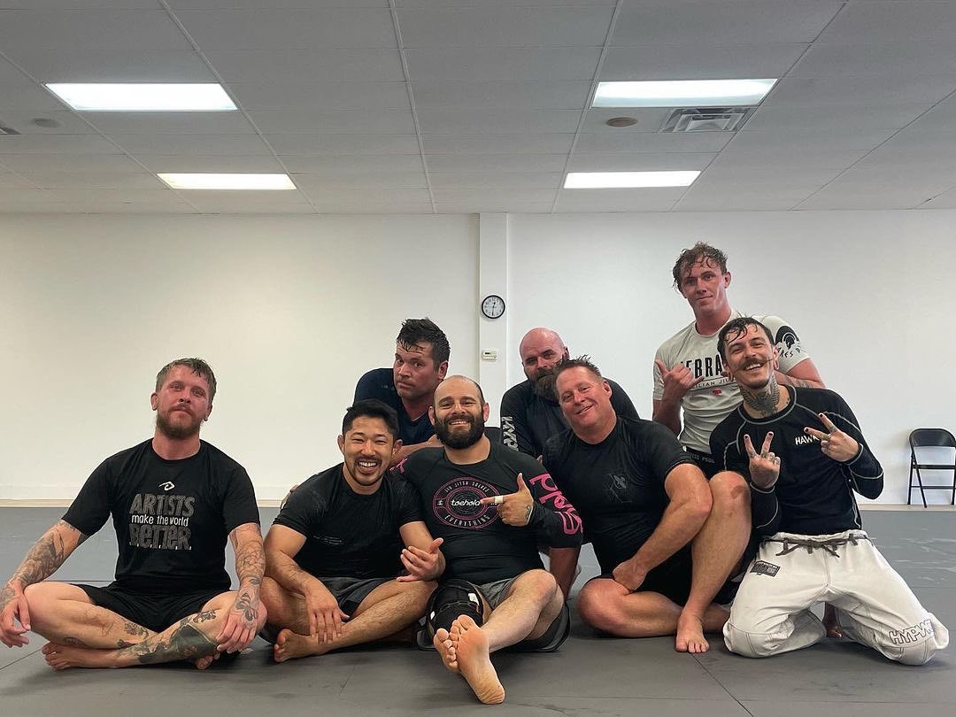 BJJ sparring session